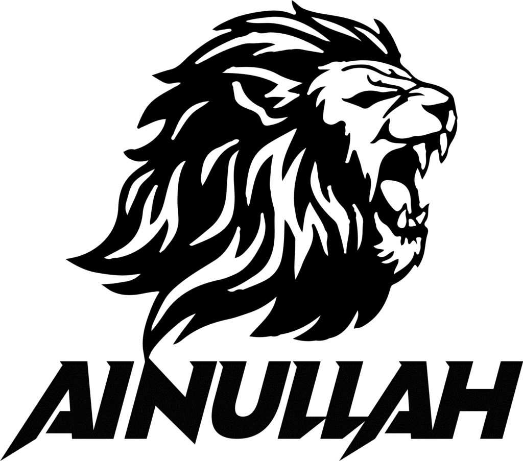 Ainullah Sports Worldwide official logo - premium boxing and MMA gear manufacturer from Sialkot, Pakistan